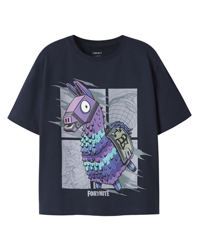Name it - NKMAmos Fortnite T-shirt - Navy Blazer